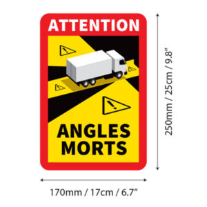 Označenie mŕtvy uhol "Angles Morts"