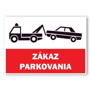Zákaz parkovania 200x140 mm